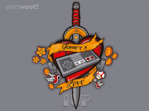 Woot Shirt, Gamer's Love