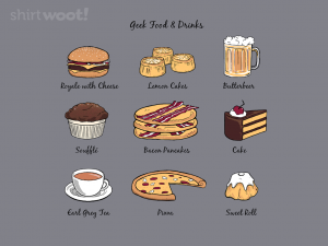 Woot Shirt. Geek Food